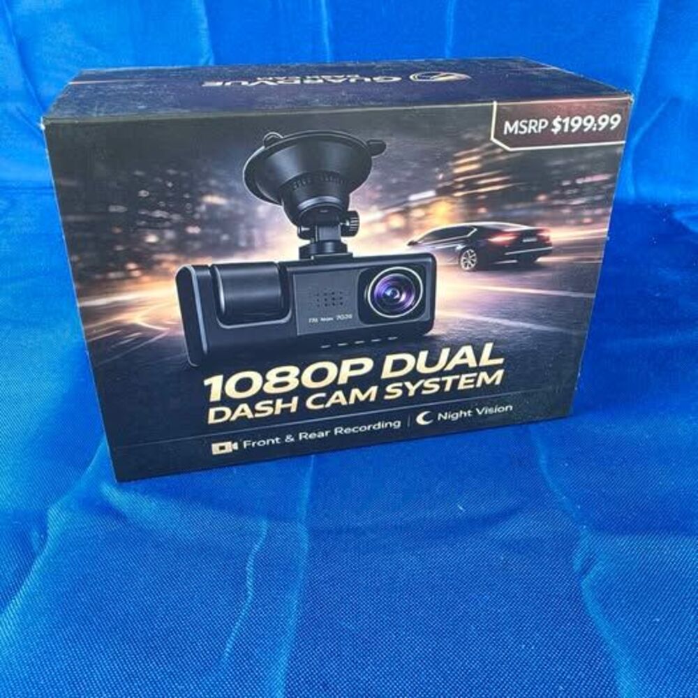 HD 1080P Dual Dash Cam Front Inside/Rear Car Camera with IR Night Vision
